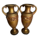 Pair of plaster amphorae