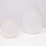 France set Egg lamps Domec Luminaires 1970s