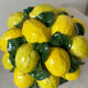 Barbotine trompe-l’œil panier de citrons