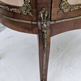 Louis XV style curved display case