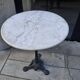 Old bistro table.