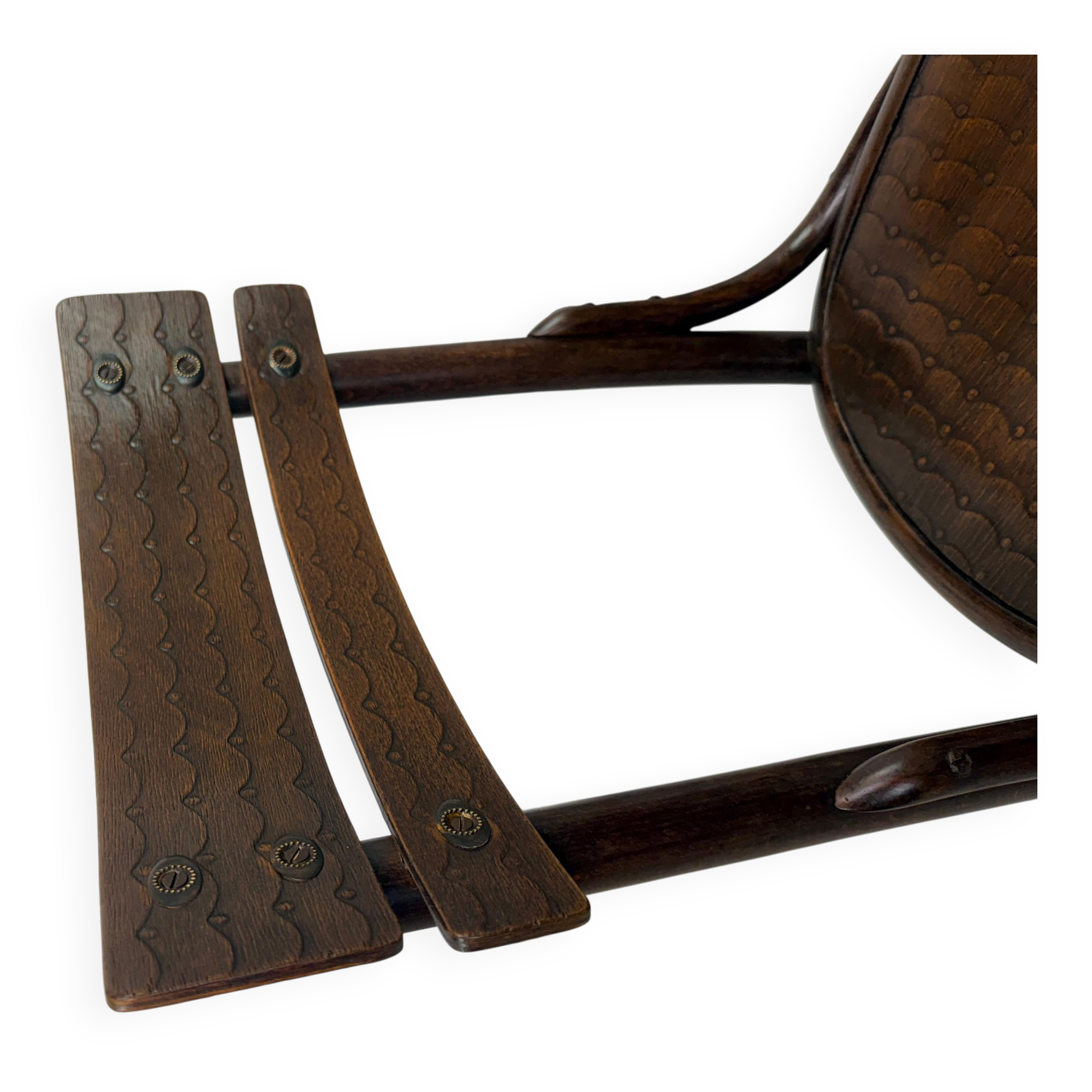 Set of 2 dining chairs by J&J Kohn