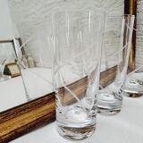 Set of 4 orangeade glasses