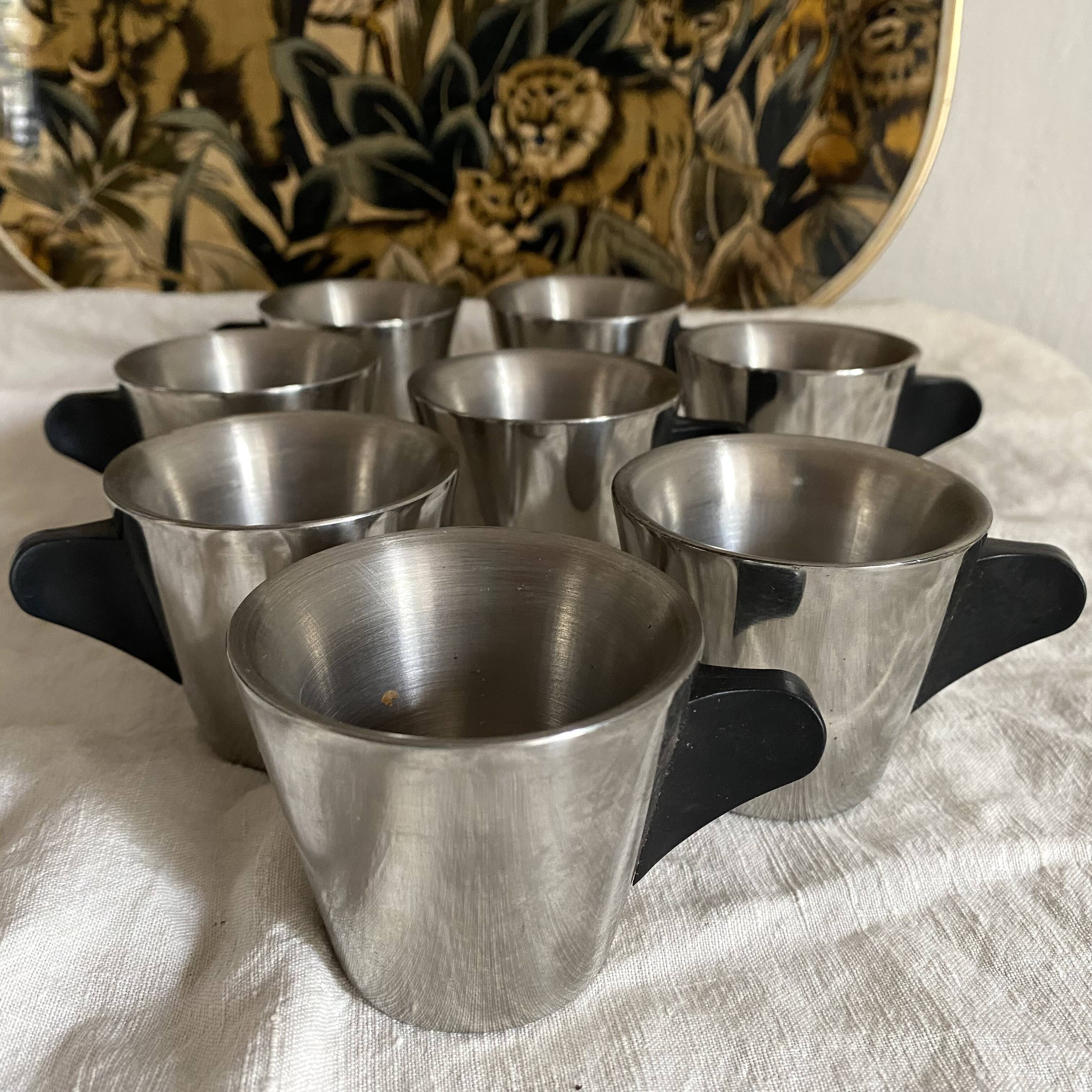60s stainless steel espresso cups