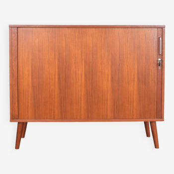 Mid-Century Danish Teak Tambour Doors Sideboard, 1960s.