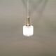 Small hanging lamp in transperant crystal glass