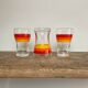6 vintage glasses "Vabé"