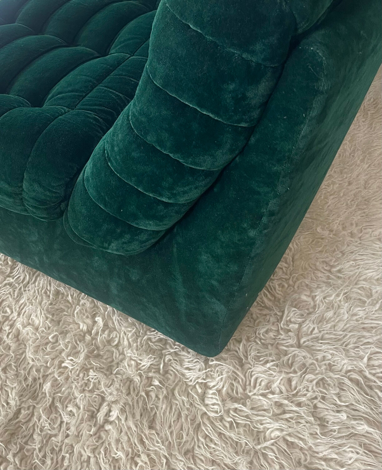 Velvet sofa 1970