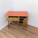 Bureau vintage scandinave en bois et formica
