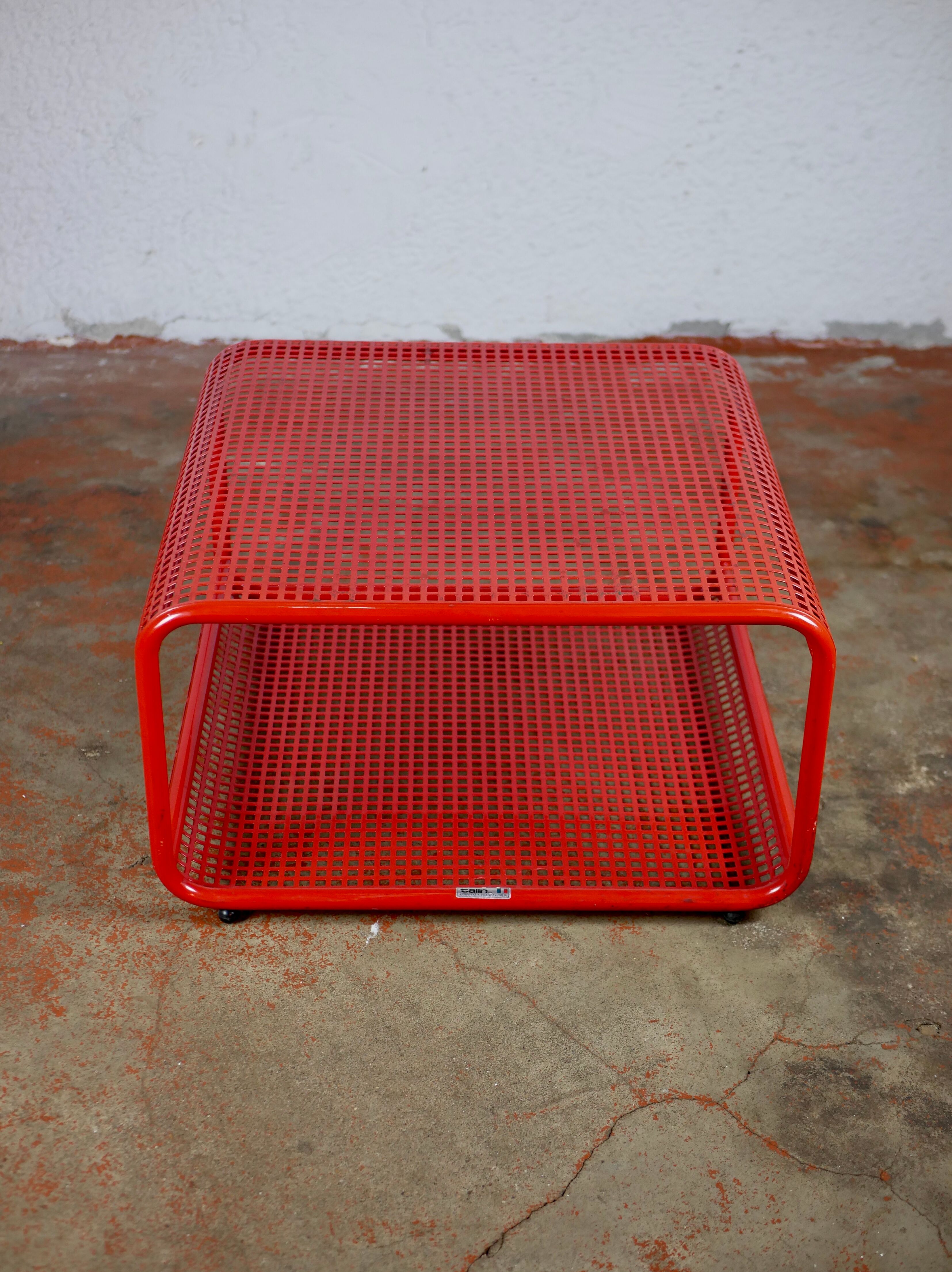 Italian metal coffee table by Talin