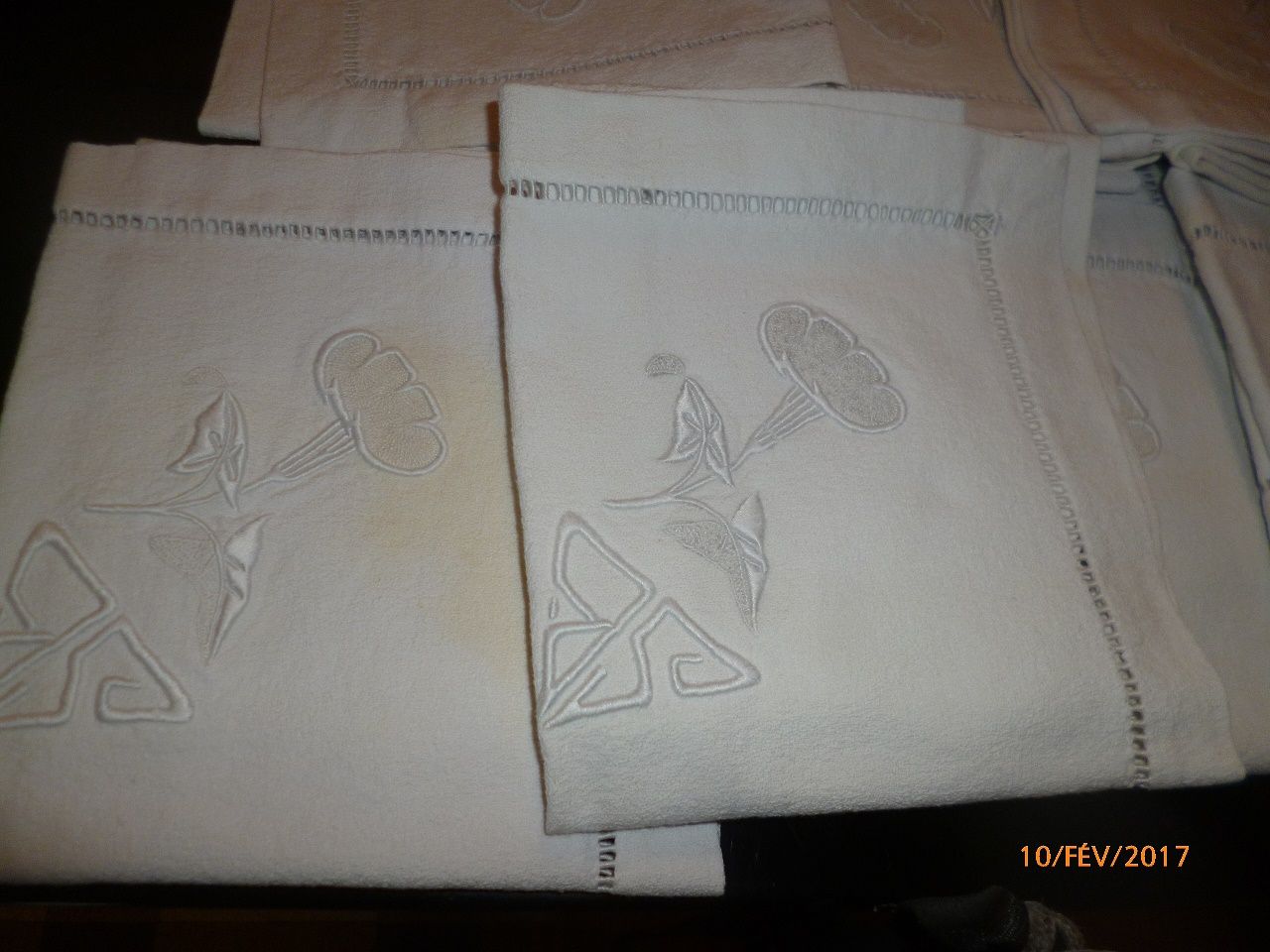 all tablecloth linen and towels 12 old lin brodees tables