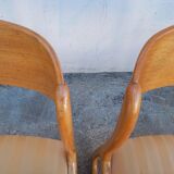 Baumann sleigh chairs, set of 8