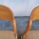 Baumann sleigh chairs, set of 8