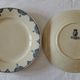 Lot 6 dessert asdiettes iron earth Gien Louvois Series
