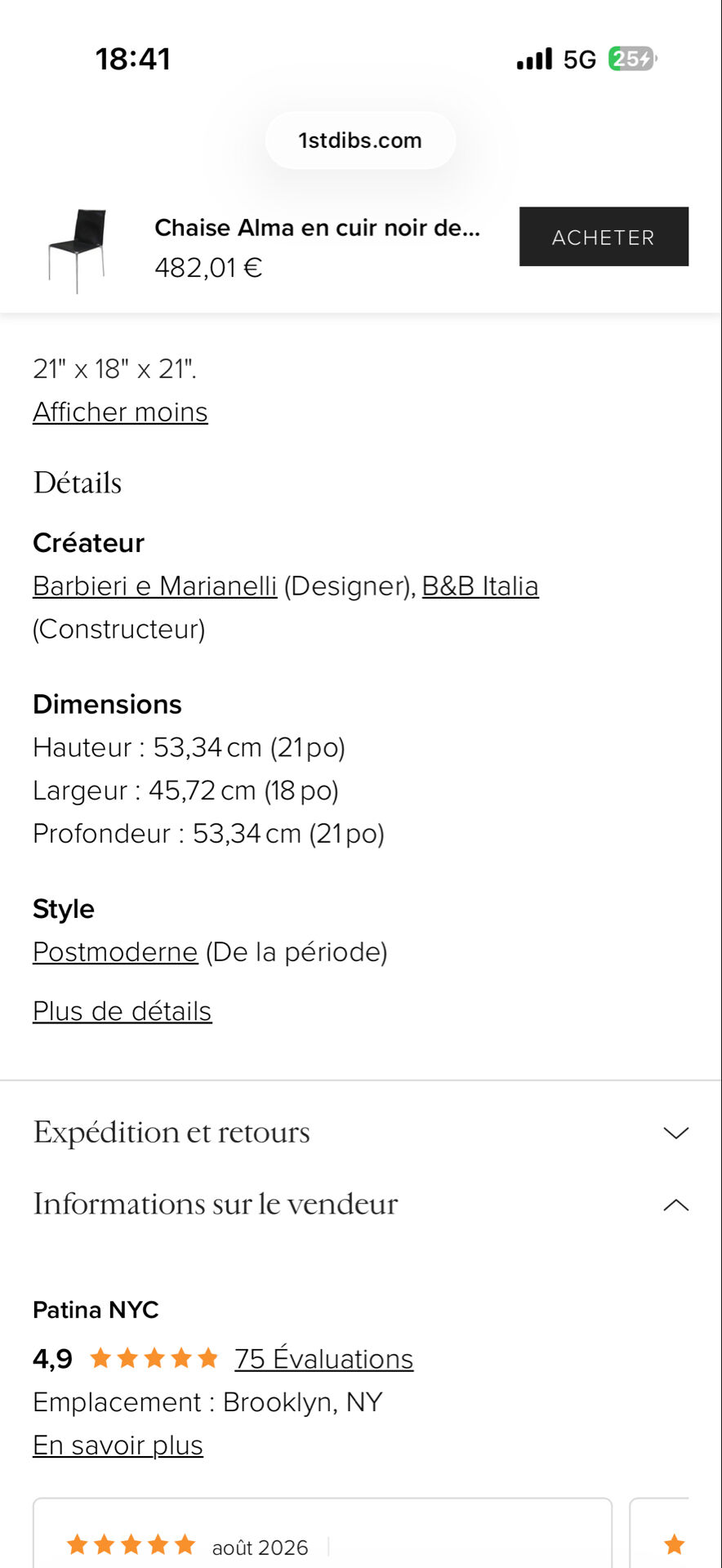 Chairs B&B Italia