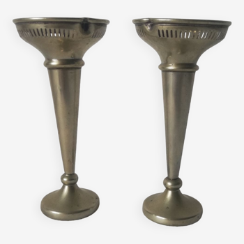 Pair of candle holders