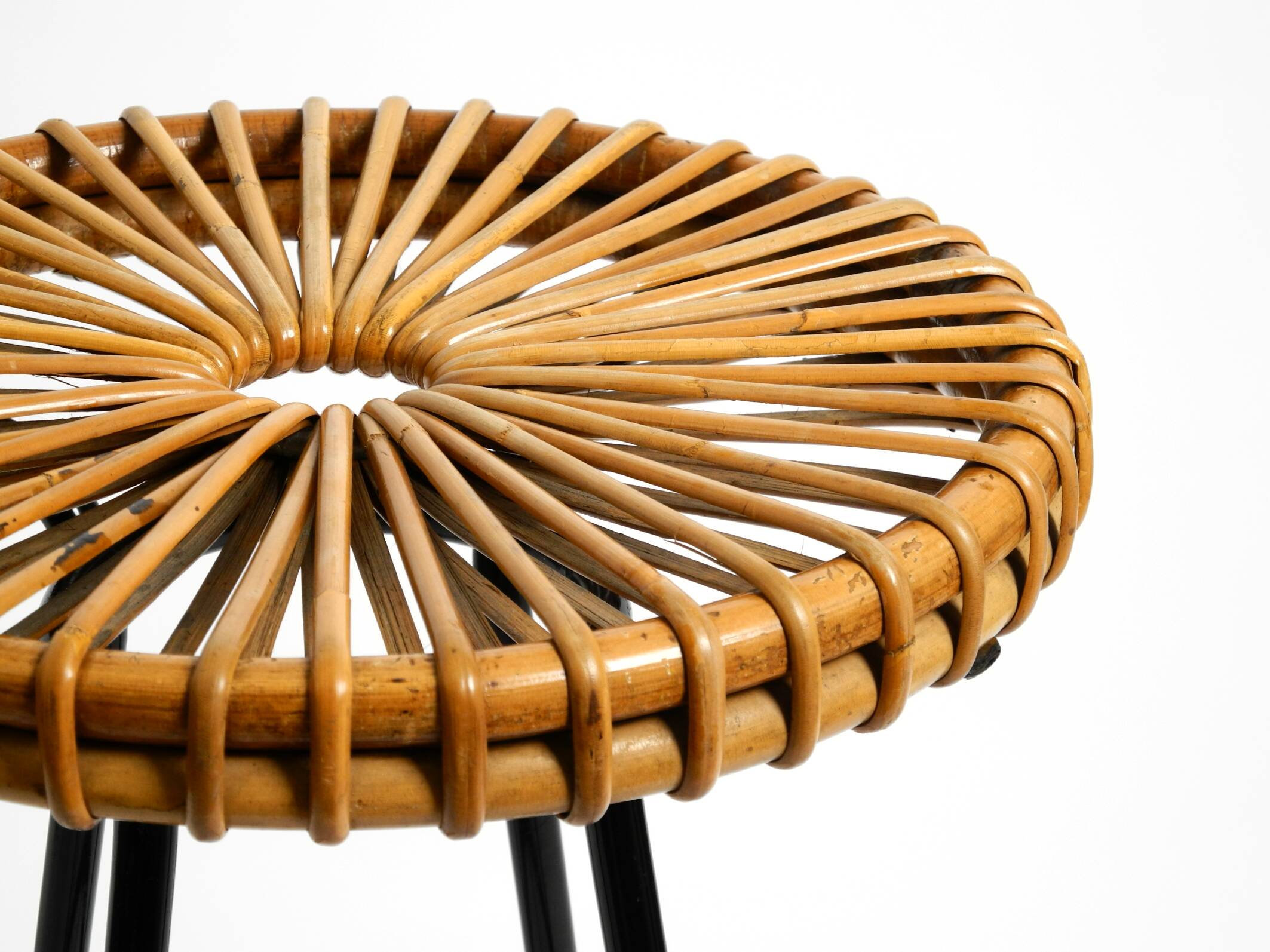 1960s bamboo bar stool by dirk van sliedregt for rohé noordwolde netherland