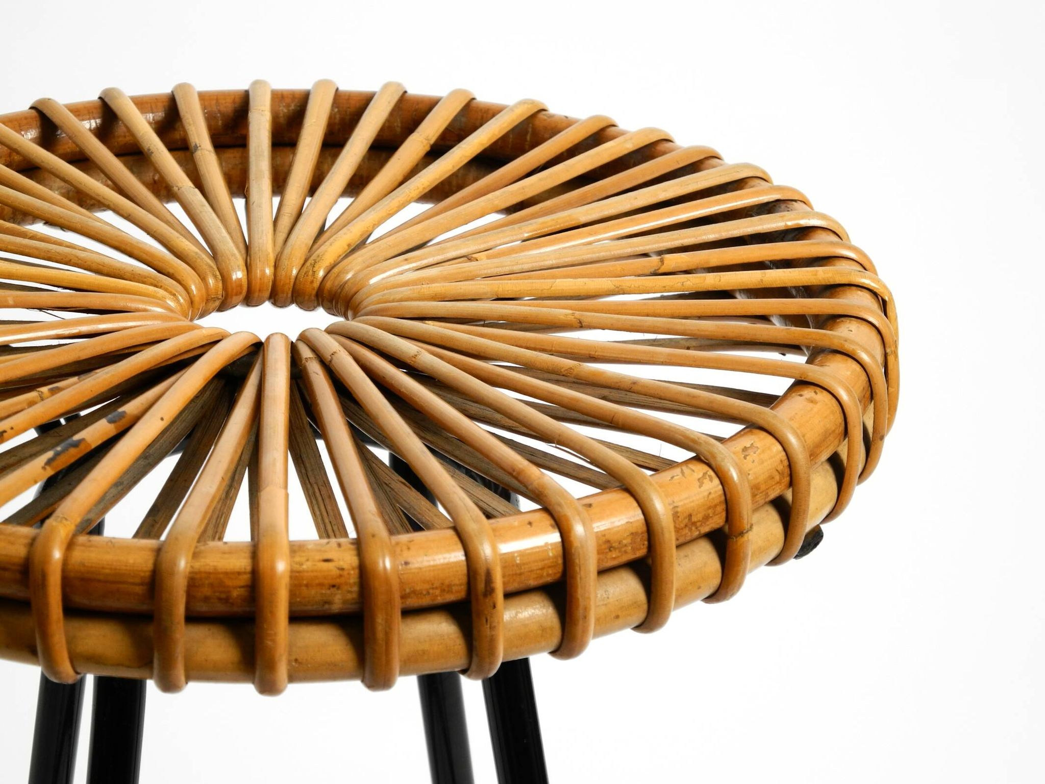 1960s bamboo bar stool by dirk van sliedregt for rohé noordwolde netherland