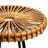 1960s bamboo bar stool by dirk van sliedregt for rohé noordwolde netherland