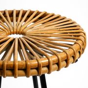 1960s bamboo bar stool by dirk van sliedregt for rohé noordwolde netherland
