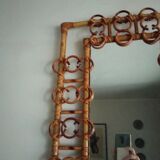 Bamboo mirror 39x70cm