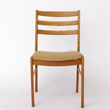 4 Vintage Swedish Oak Chairs | Alb Johansson & Söner | 1960s | One Repaired