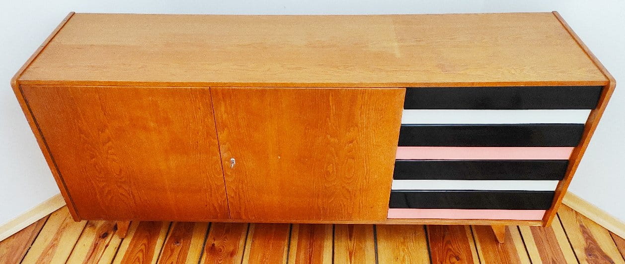 Sideboard designed by J. Jiroutek U 460, Czechoslovakia, 1960s