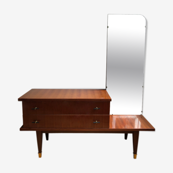 Convenient glossy varnish with 60s mirror