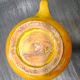 vintage ceramic water jug yellow Vallauris h10cm