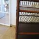 Bookcase - Bibus - 3 levels - woven rattan - bamboo - Vintage - 70s