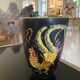 Ceramic vase with Rooster decorations