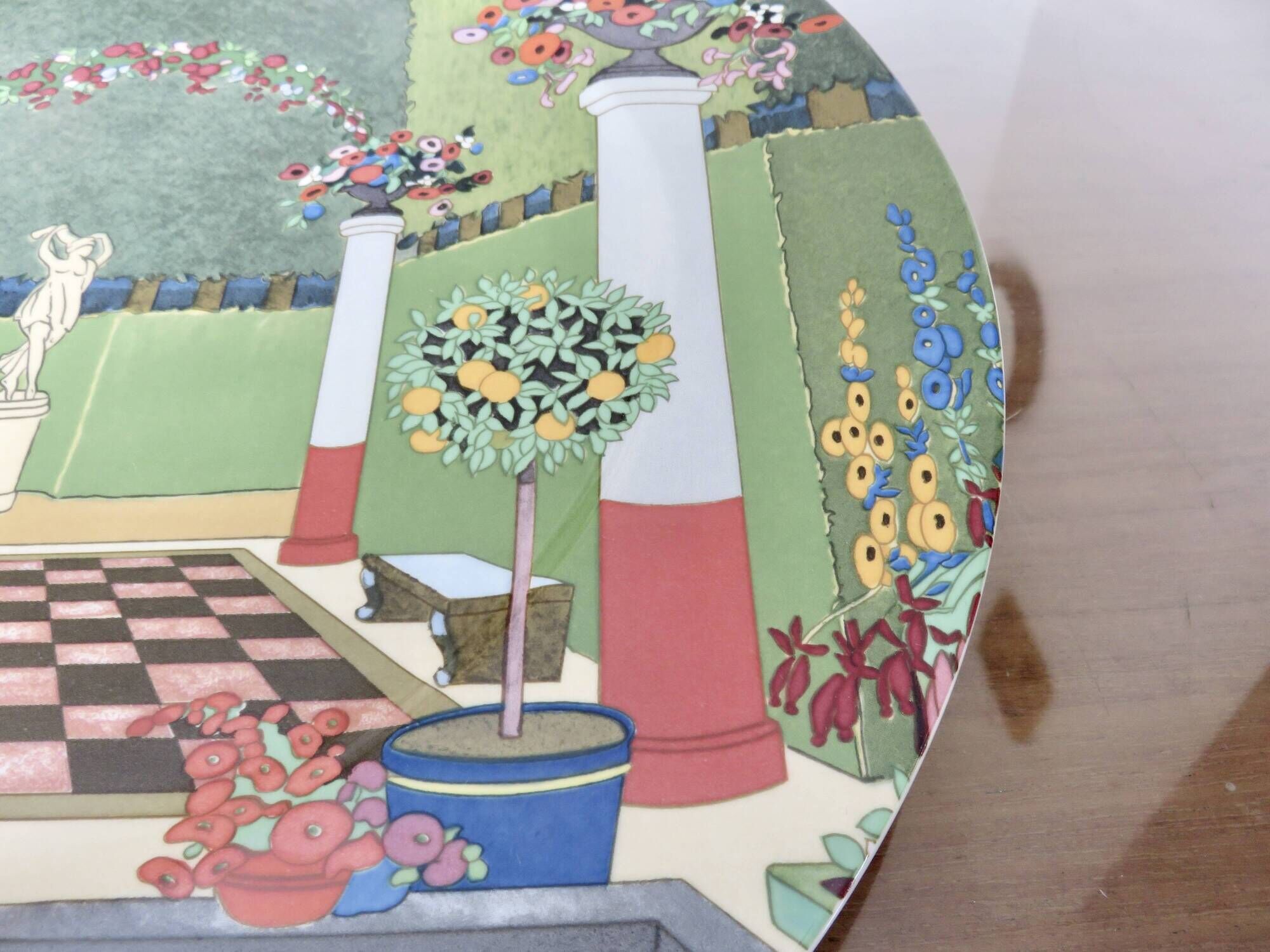 Villeroy & Boch, Raymond Charmaison, 1997, French Gardens, Large plate