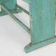 Small Industrial Mint-Colored Rack or Bookcase with 4 Shelves, Belgium 1920