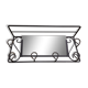 Porte manteau en fer forgé vintage
