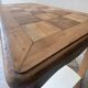 Antique console in solid cherry wood in Louis XV style.