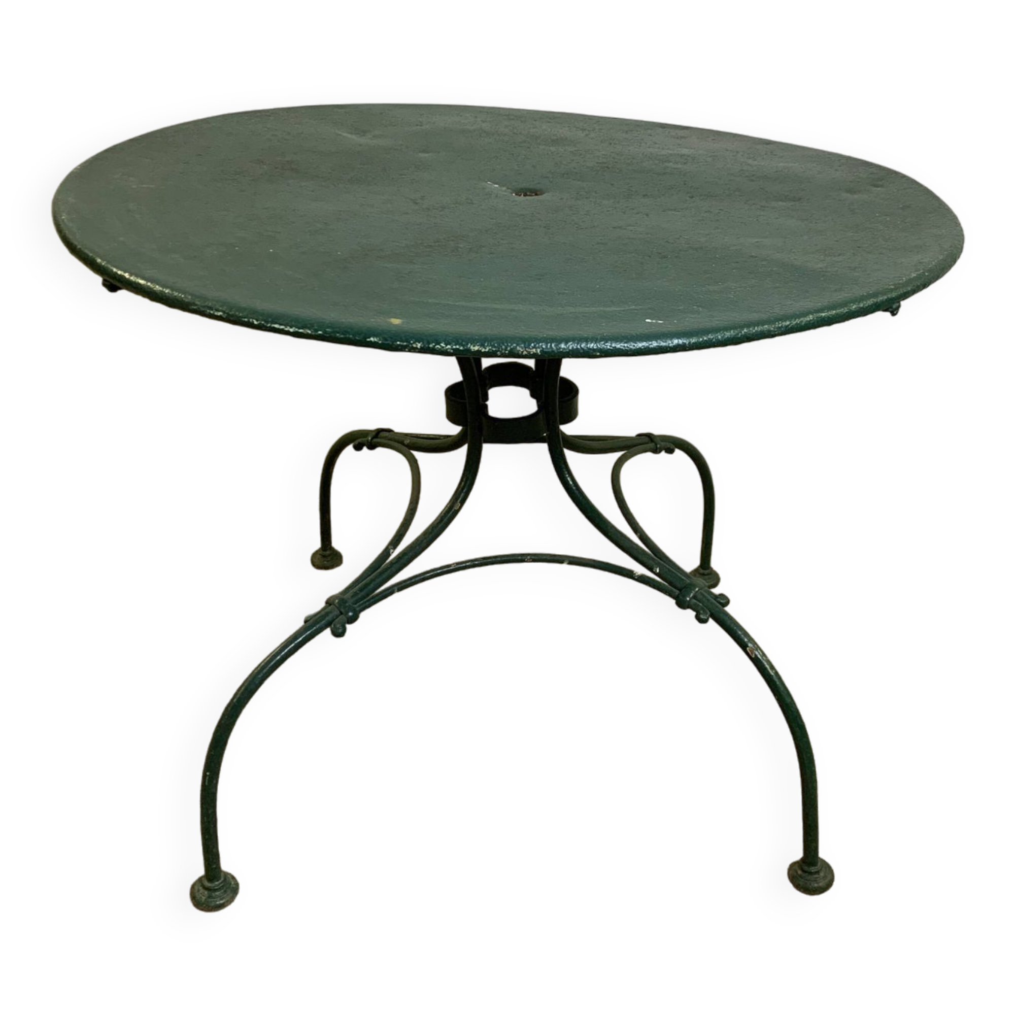 Wrought iron garden table