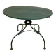 Wrought iron garden table