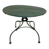Wrought iron garden table