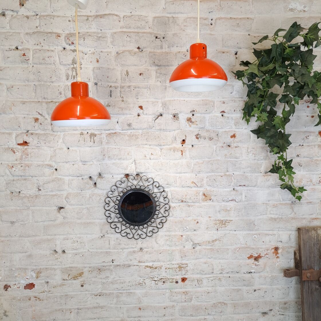 Vintage pendant lamps