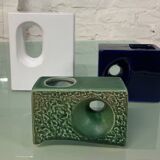 Trio of vintage ceramic vases