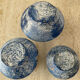Trio of vintage ceramic vases