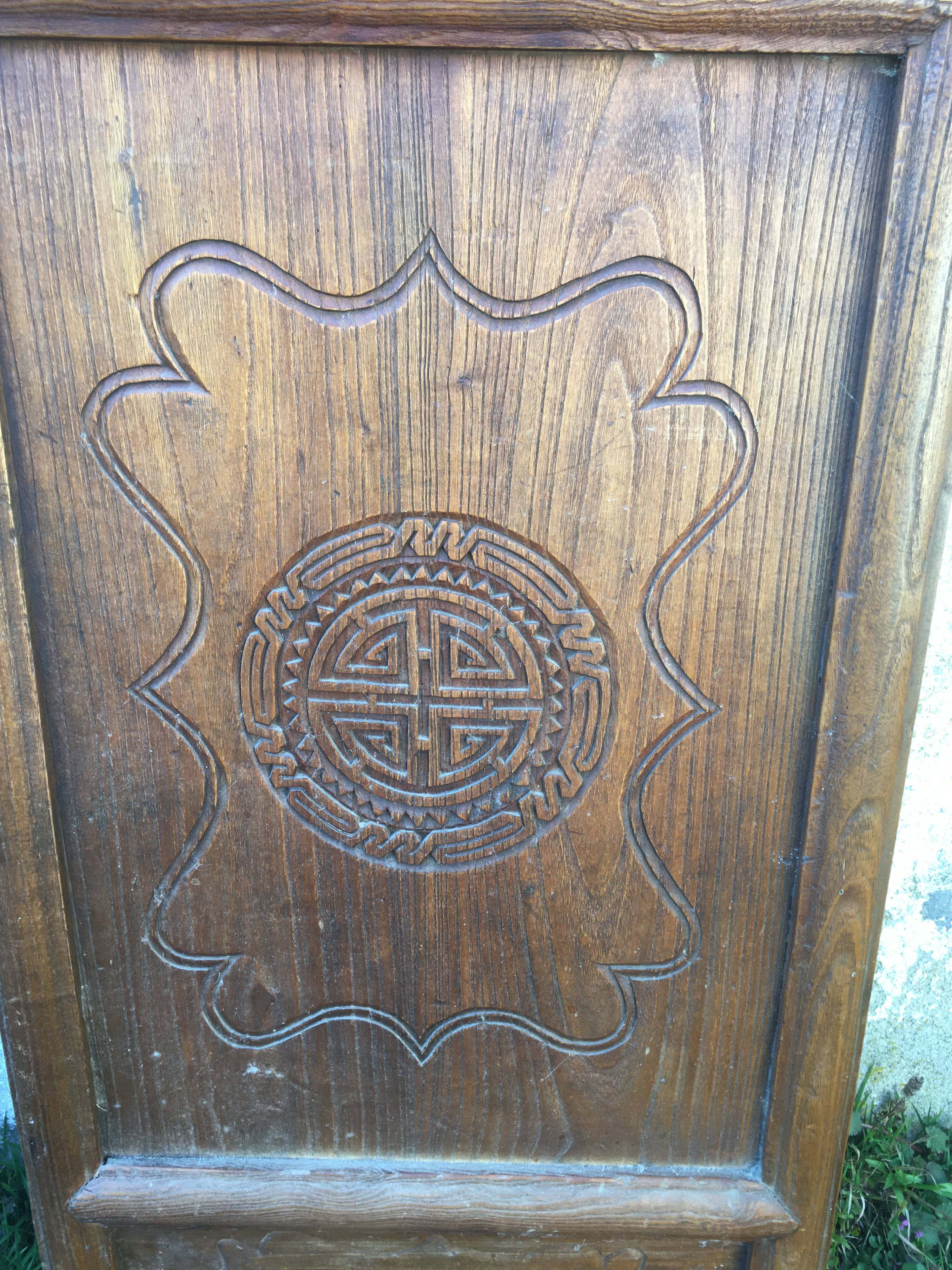 Indian teak door