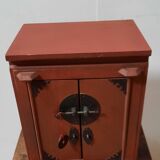 Chinese wardrobe in red wood