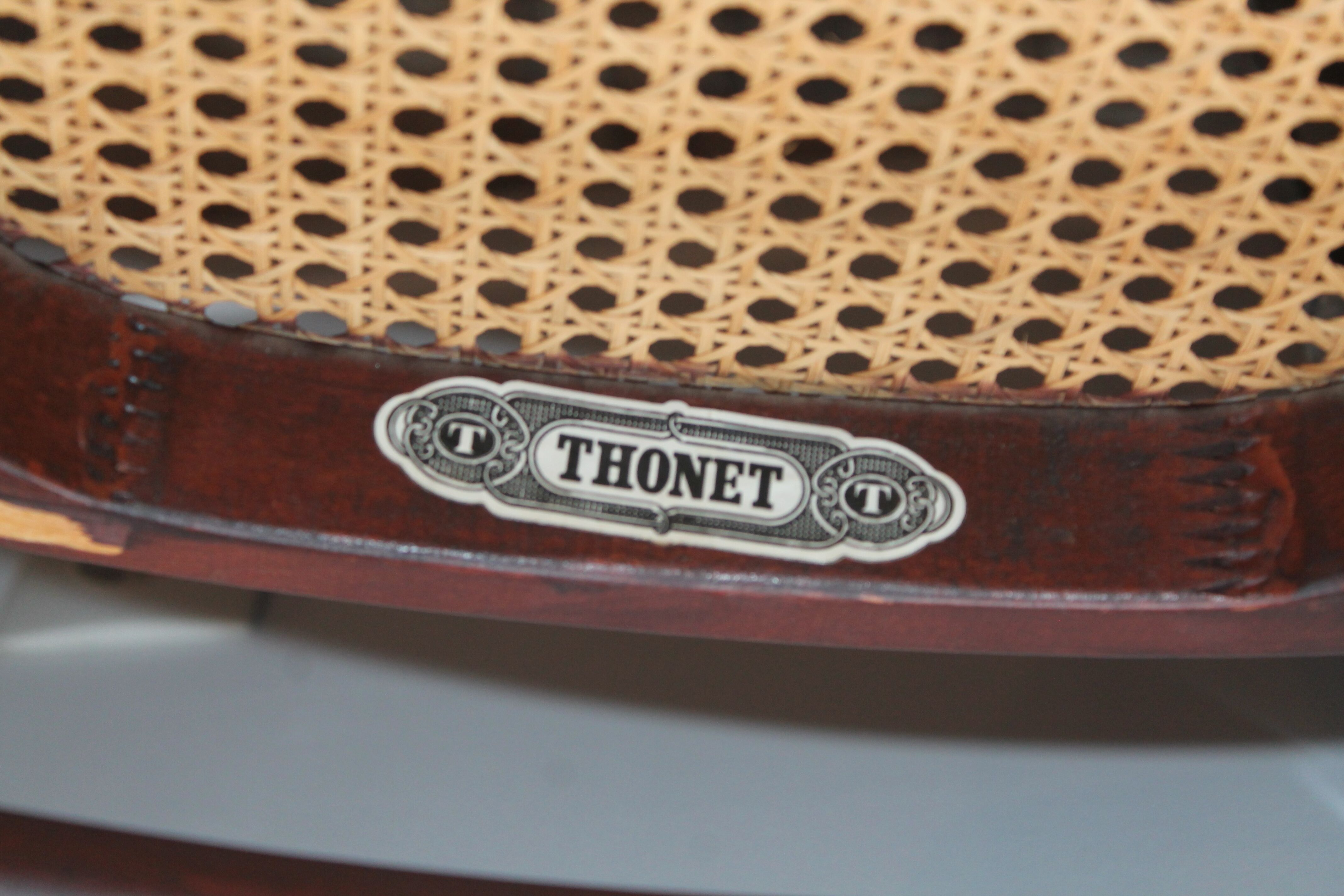 Lot of 4 Thonet chairs No. 17 from the 50s/60s