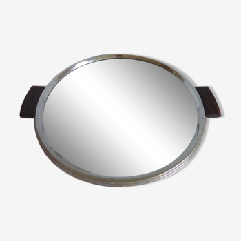 Plateau miroir rond