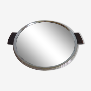 Round mirror tray