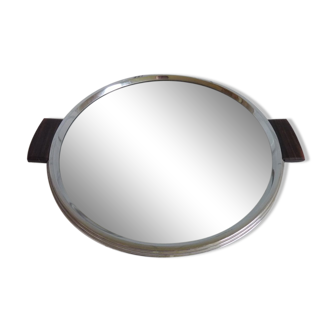 Round mirror tray