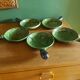 5 cups, Vallauris ceramic pans