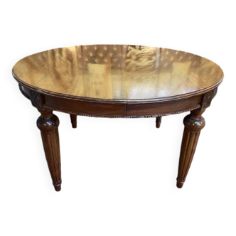 Louis XVI style oval dining table