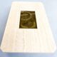 George Mathias Travertine Coffee Table for Maho with Artwork nr 12/50, 1970's